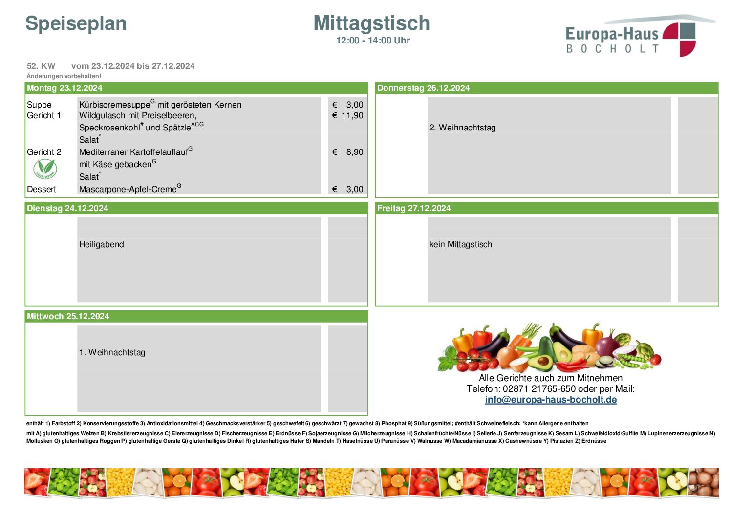 2024Speiseplan Europa-Haus 52. KW
